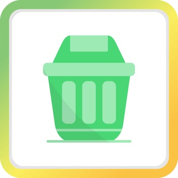 Dumpster Creative Icon Design vector