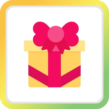Gift Box Creative Icon Design vector