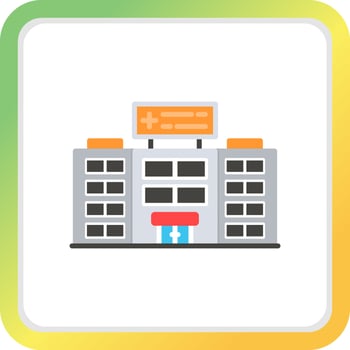 Hospital Creative Icon Design vector