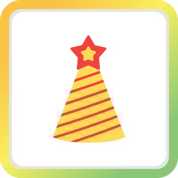 Party Hat Creative Icon Design vector