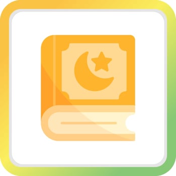 Quran Creative Icon Design vector