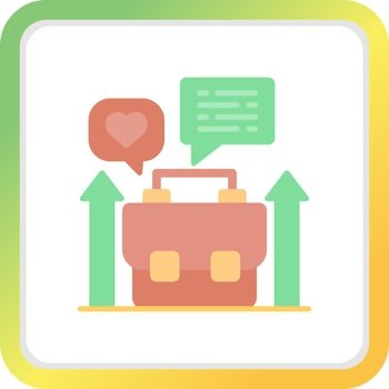 Job Promotion Creative Icon Design vector