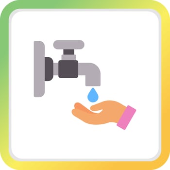 Wudu Creative Icon Design vector