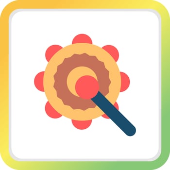 Drum Creative Icon Design vector