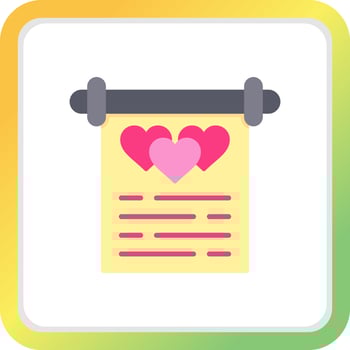 Wedding Vows Creative Icon Design vector