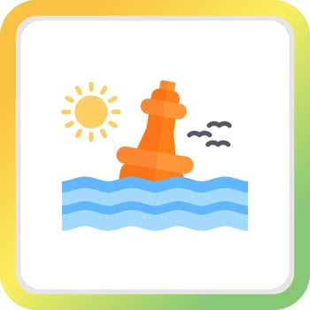 Buoy Creative Icon Design vector