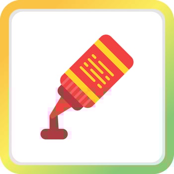 Ketchup Creative Icon Design vector