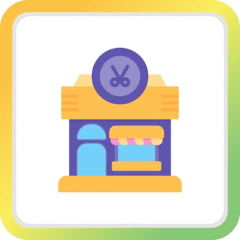 Hair Salon Creative Icon Design vector