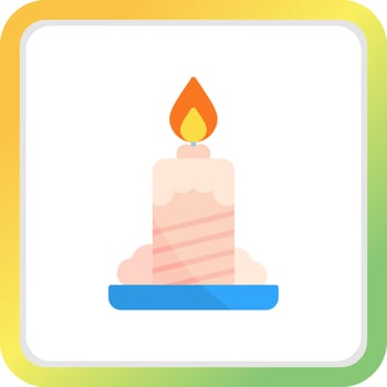 Candle Creative Icon Design vector