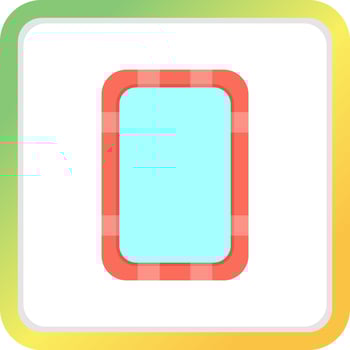 Mirror Creative Icon Design vector