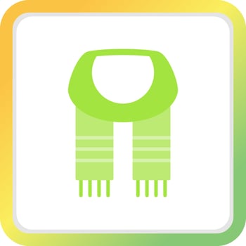 Scarf Creative Icon Design vector