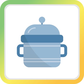 Pot Creative Icon Design vector
