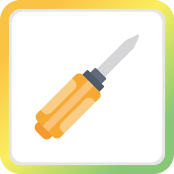 Screwdriver Creative Icon Design vector
