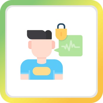 Biometric Creative Icon Design vector