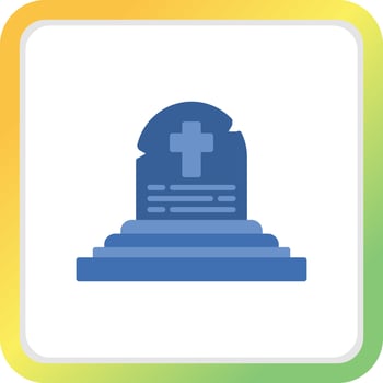 Tomb Creative Icon Design vector