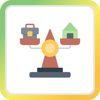Balance Creative Icon Design vector