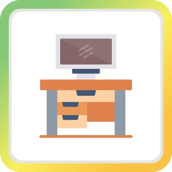 Desk Creative Icon Design vector
