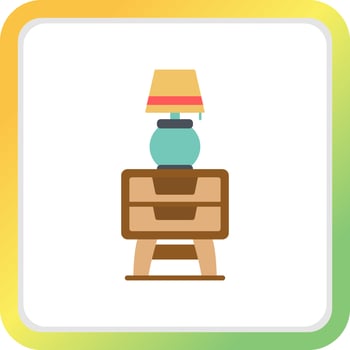Night Stand Creative Icon Design vector
