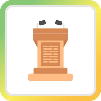 Tribune Creative Icon Design vector