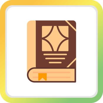 Closed Book Creative Icon Design vector