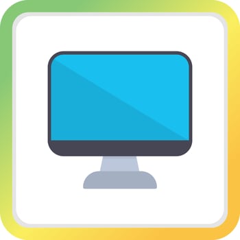 Monitor Creative Icon Design vector