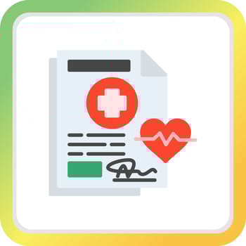 Health Insurance Creative Icon Design vector