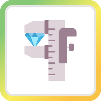 Size Creative Icon Design vector