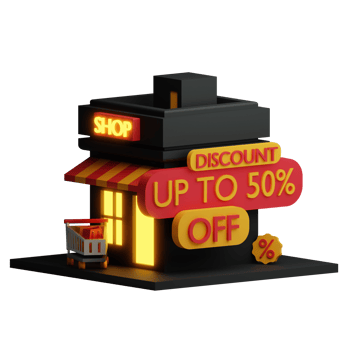 3d shop discount png