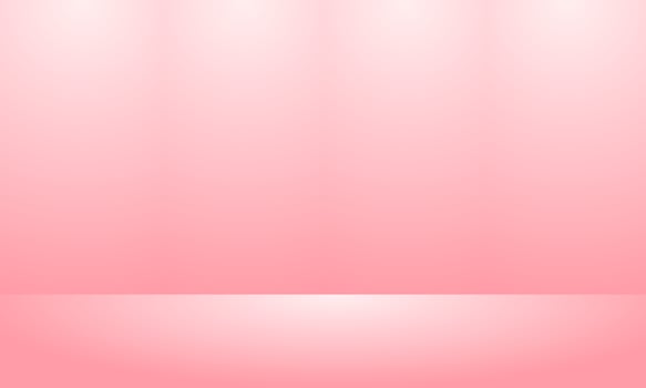 illustration abstract empty pink studio room background vector