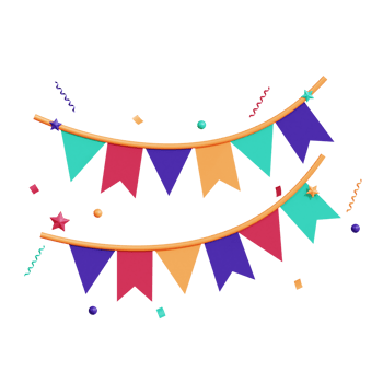 3D New Year Icon Pack png