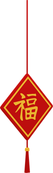 3d render chinese new year greeting card png