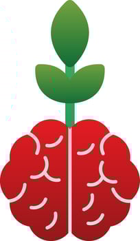 Mental Growth Vector Icon Design