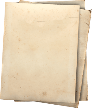 Old paper stack png