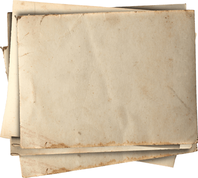Old paper stack png