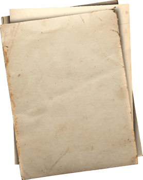 Old paper stack png