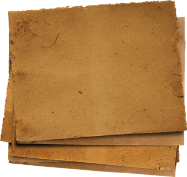 Old paper stack png