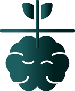 Mental Growth Vector Icon Design