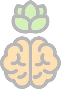 Calm Emotion Vector Icon Design
