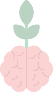 Mental Growth Vector Icon Design