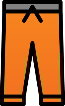 Trousers Vector Icon Design