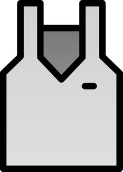 Tank Top Vector Icon Design