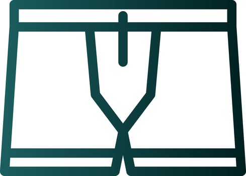 Boxer Shorts Vector Icon Design