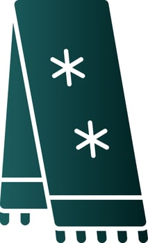 Scarf Vector Icon Design