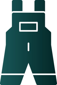 Overall Clothes Vector Icon Design