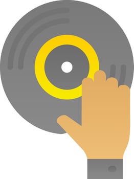 DJ Vector Icon Design