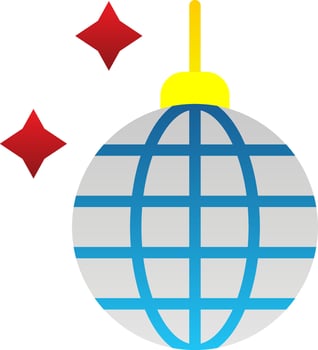 Disco Ball Vector Icon Design