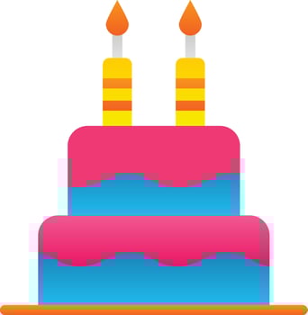 Cake Vector Icon Design