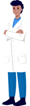 Male doctor cartoon character . png