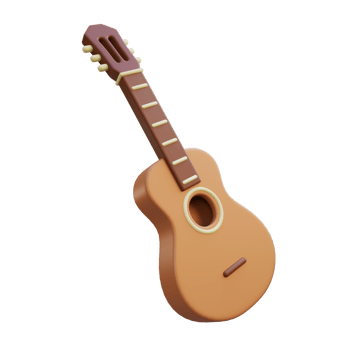 3d acoustic guitar png