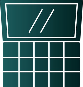 Makeup Palette Vector Icon Design